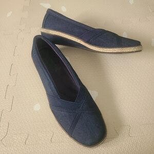 Grasshoppers Dark Blue Women's Wedges